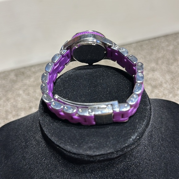 Marc Jacobs marine purple watch water resistant 5ATM stainless steel 258800 - Picture 3 of 4